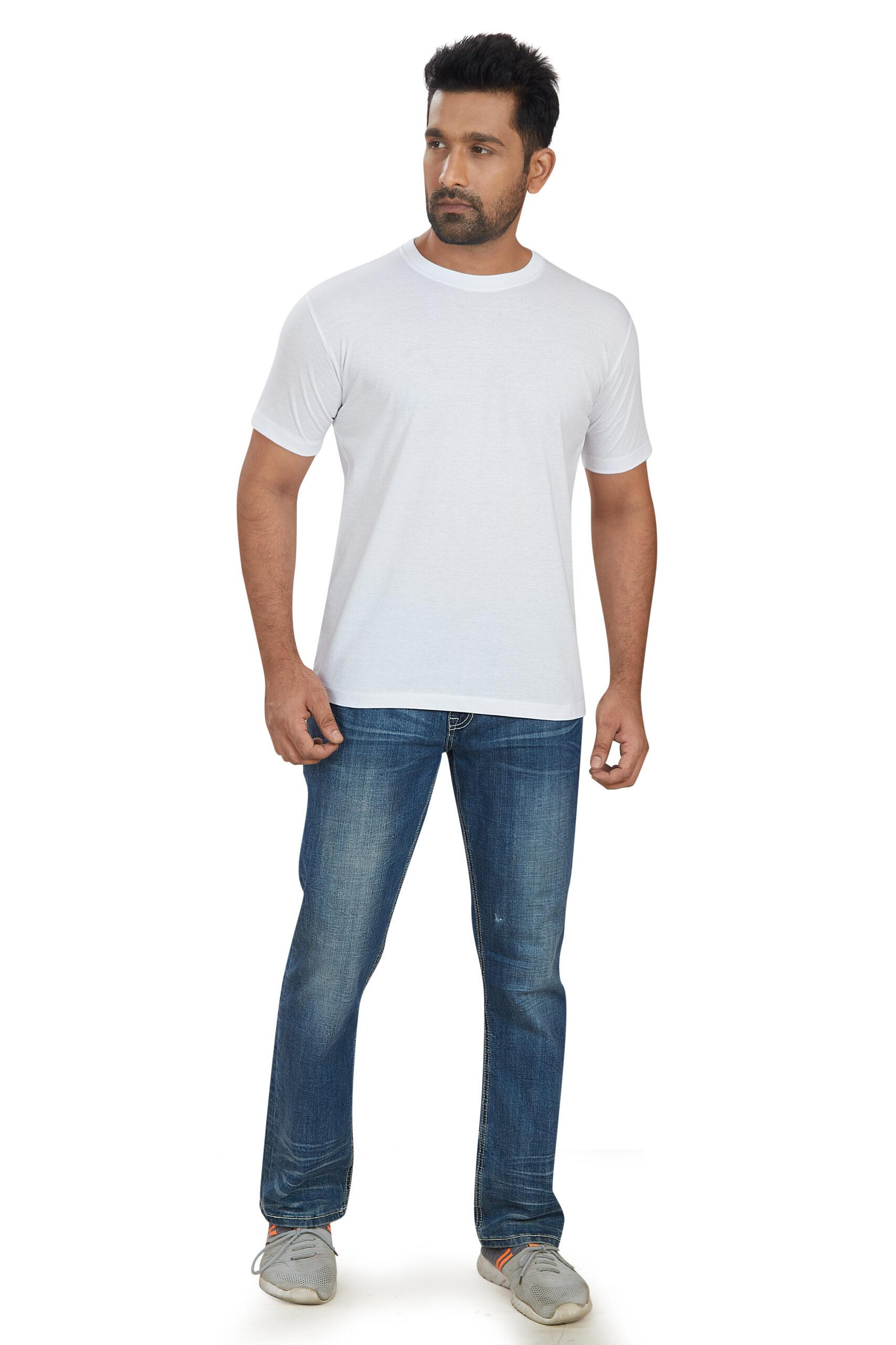 White Plain T-Shirt - Hawkz Lifestyle